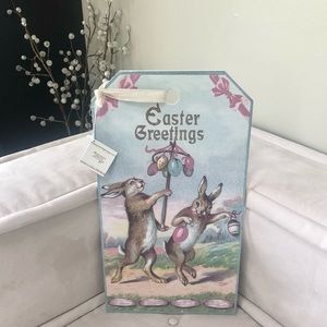 Glitter Design Easter Greetings 20” Sign